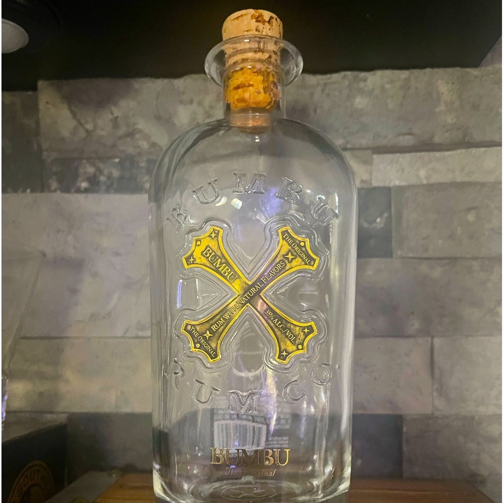 COPY - Bumbu Rum Empty glass Bottle 750 ml
